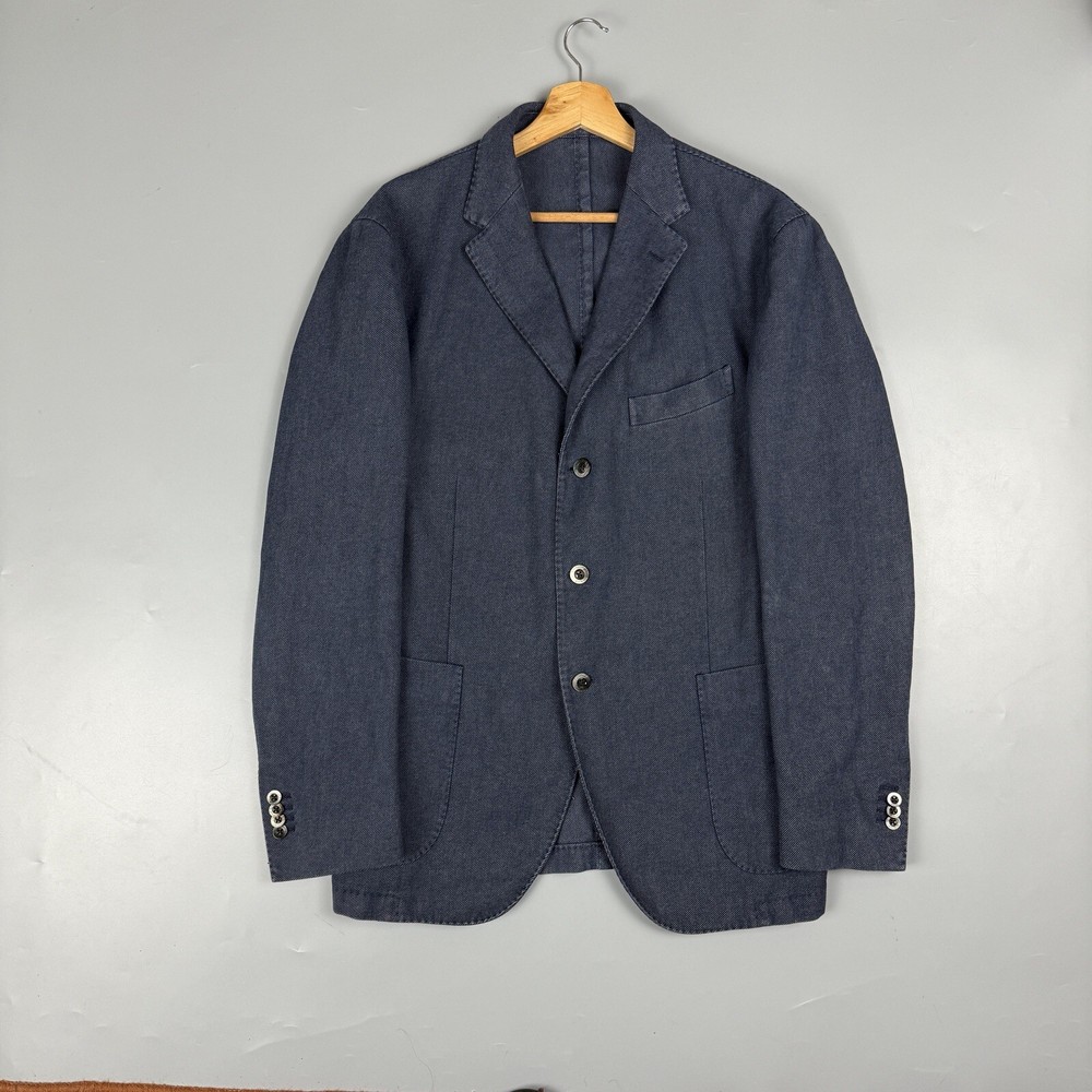 Boglioli Grey R3302G Blazer Coat for Men Size 56 XL XXL  