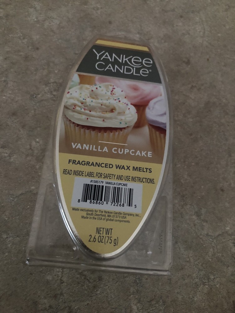 NEW Yankee Candle Vanilla Cupcake Wax Melts 2.6 oz Fragrance