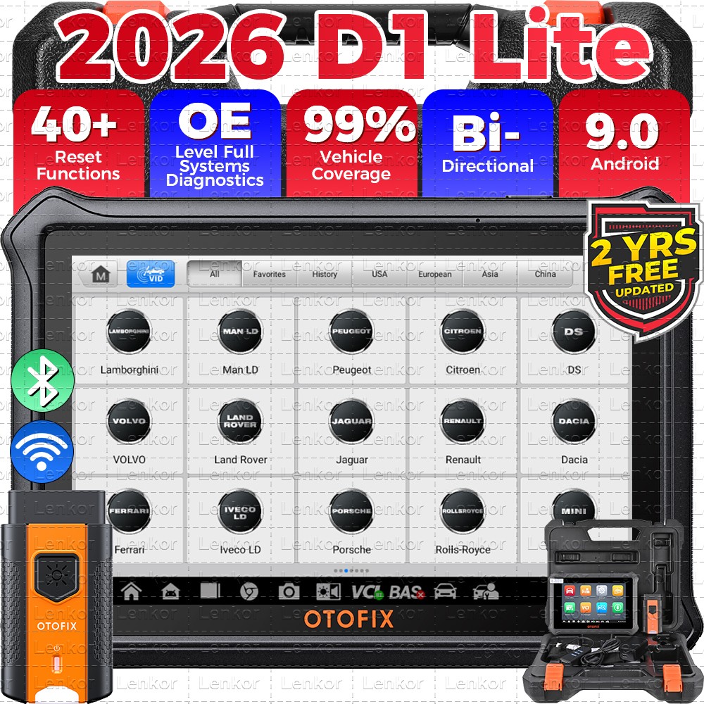 2026 OTOFIX D1 Lite Car Bidirectional Scanner Full System Diagnostic Coding Tool