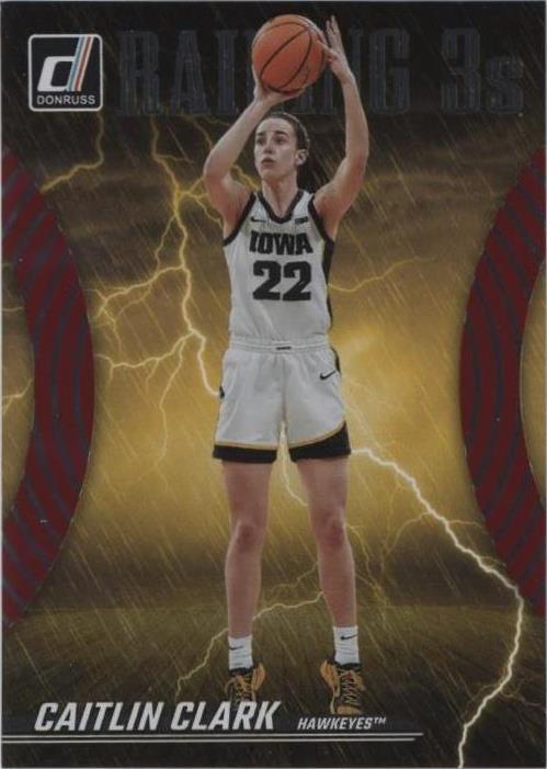 2024 Panini Caitlin Clark Collection - Reigning 3's Target #R1 Caitlin Clark (RC)