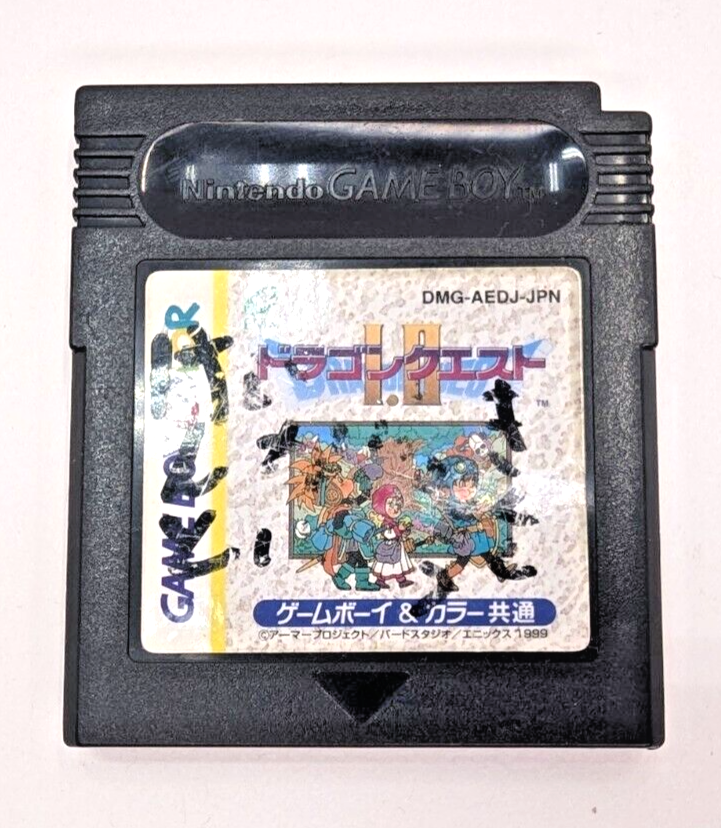 Dragon Quest I & II Japanese GBC Game Cartridge Only New Batt US Seller