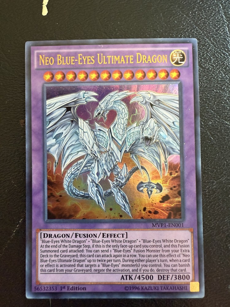 Neo Blue-Eyes Ultimate Dragon MVP1-EN001 The Yu-Gi-Oh! The Dark Side of...