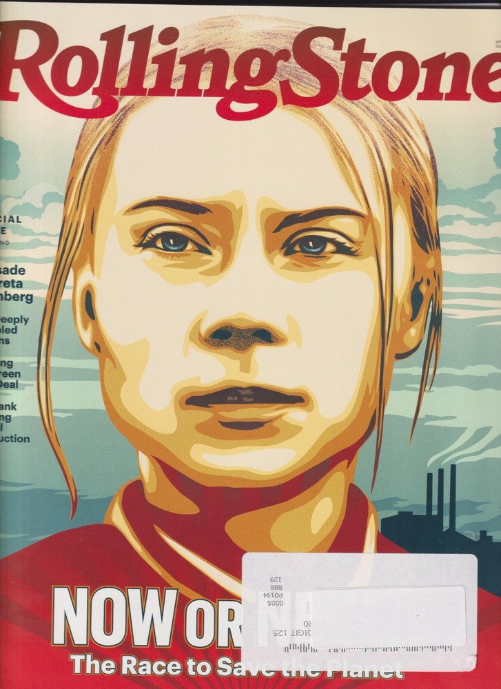 Rolling Stone April 2020 Greta Thunberg Crusade Now Or Never Magazine Issue Climate Activism Special Edition