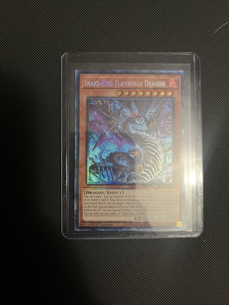Snake-Eyes Flamberge Dragon PCR RA03-EN033 NM 1st Ed Collector's Rare