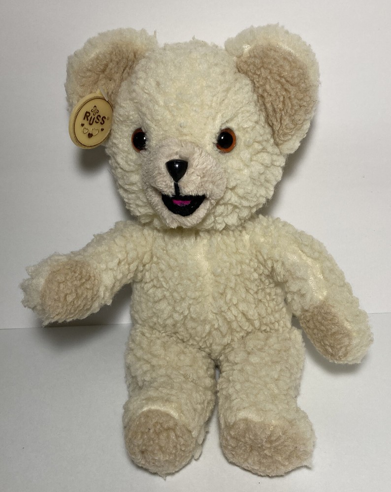 Vintage 1986 Lever Brothers SNUGGLE Bear 11”Plush Stuffed Doll Russ Berrie