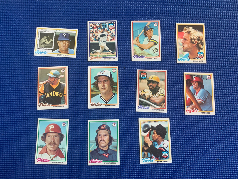Topps 1978 Baseball cards 11 card lot - Player/Manager cards, Hall of Famers!