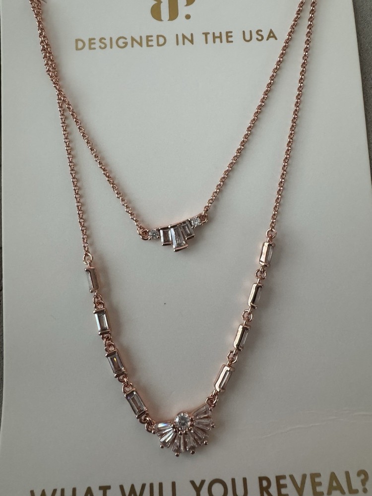 Bomb Party Lumina Necklace Rose Gold Plating