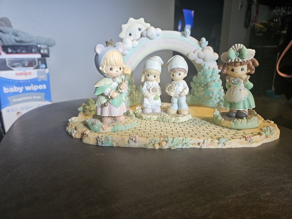 Precious Moments Rainbow Figurine with Children and Animals