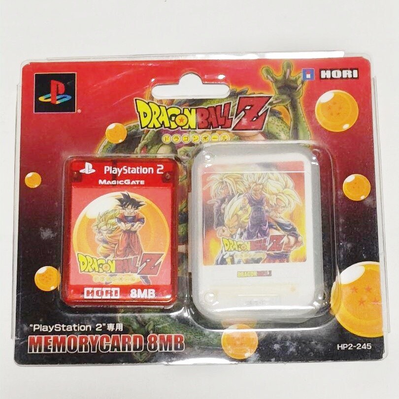 PS2 Dragon Ball Z Memory Card 8MB Playstation 2 DB Retro Rare New Seald