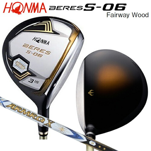 NUEVAS BAYAS DE GOLF HONMA S-06 3W madera de calle derecha Flex-R ARMRQ X 52 2S con HC Japón