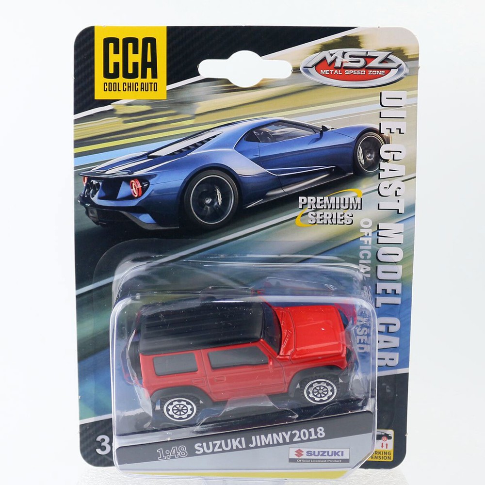 1/48 Scale Metal Suzuki Jimny Diecast Toy Car for Boys in Red