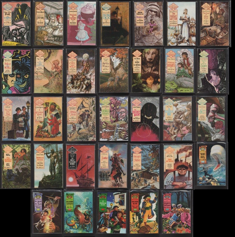 CLASSICS ILLUSTRATED 9.6/9.8 NM+ COMPLETE 1-27 FIRST +6 PENDULUM=33 ISS LOT 1990