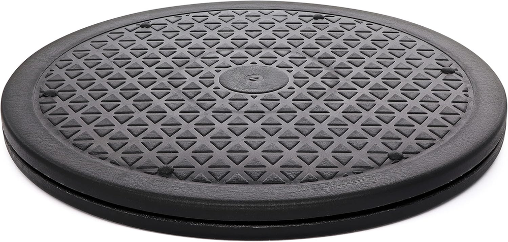 2 Pack 12 Inch Non-Slip Lazy Susan Turntable Organizer for Countertops