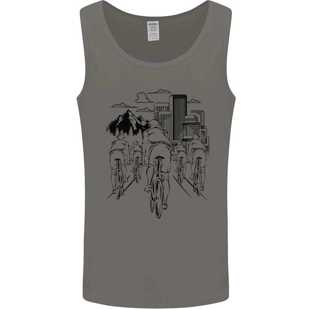 Bike Ride Cycling Cyclist Bicycle Road MTB Mens Vest Tank Top