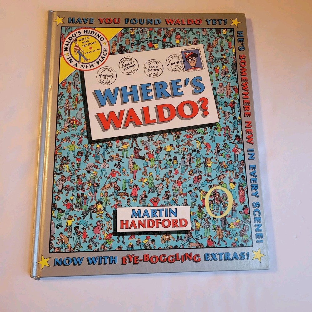 Where's Waldo? By Martin Hanford 1997 Hardcover Children's Book