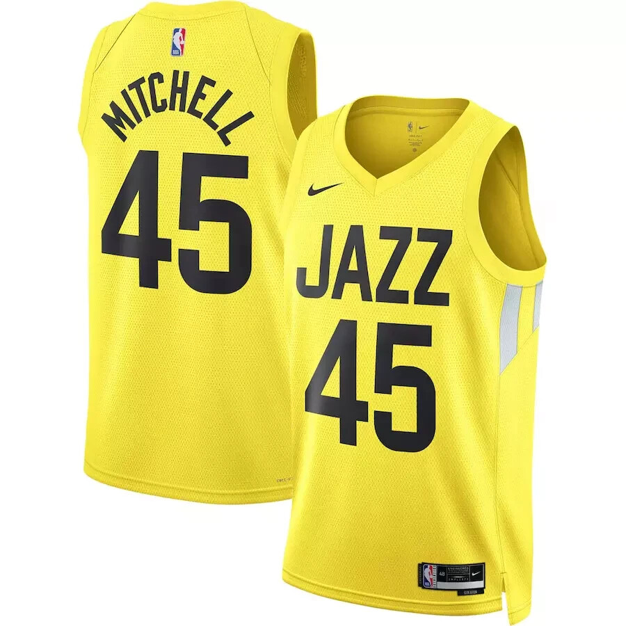 Nike Authentic Icon Jersey Donovan Mitchell Utah Jazz  DV3767-729 Size 44 - M