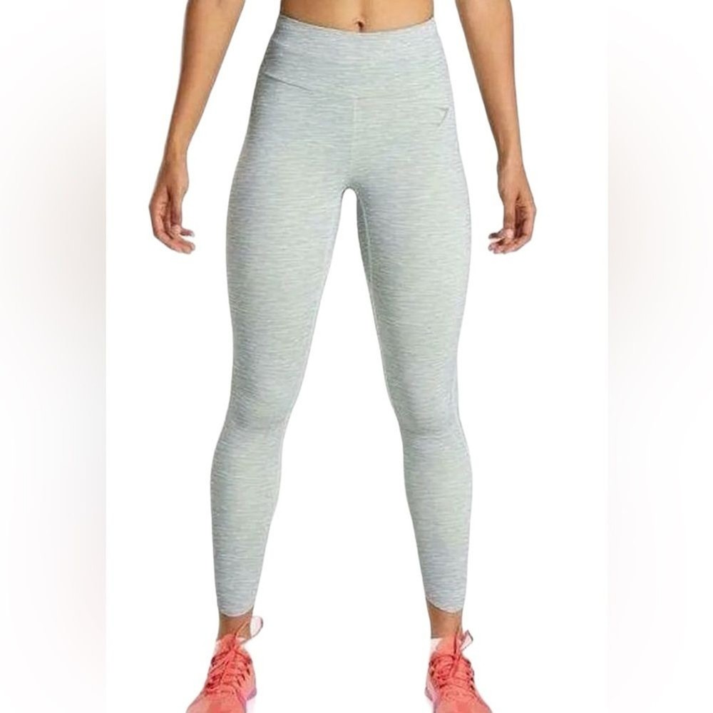 Gymshark Speed High Waist Smokey Green Leggings Women Size Small