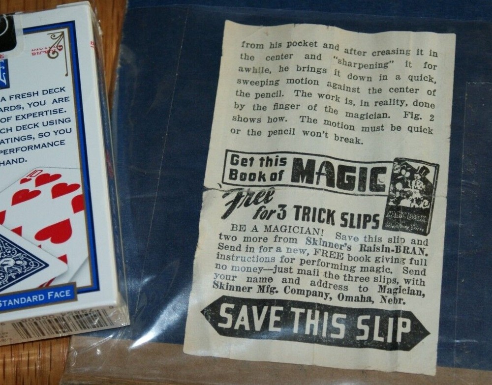 Vintage Cereal Box Magic Coupon Offer (circa 1960s ?)   CLEAN-UP SALE    TMGS-image