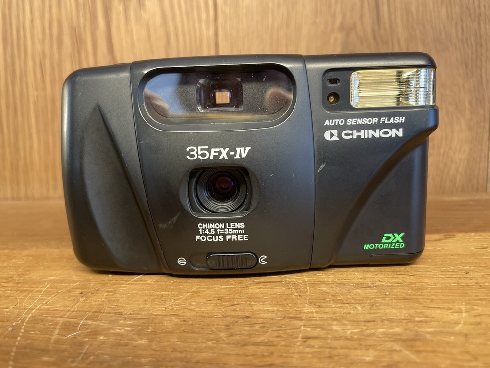 *Near Mint ++* Chinon 35FX-IV Focus Free Point & Shoot Film Camera From Japan