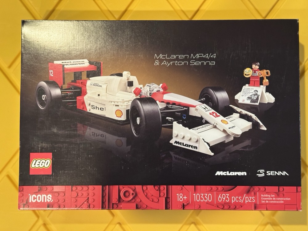 LEGO ICONS McLaren Senna F1 10330 New Factory Sealed Racing Car Set