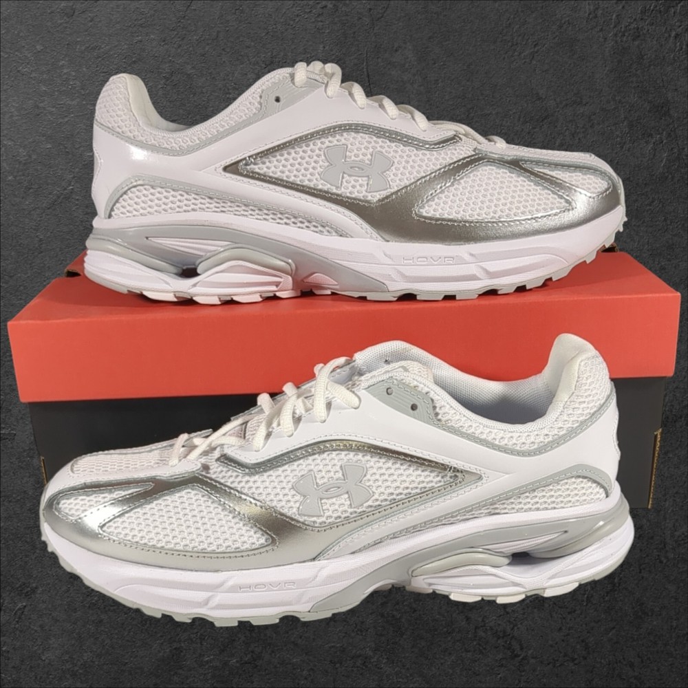 Under Armour HOVR Apparition RTRFTR Sneakers for Men Size 10.5 in White Gray