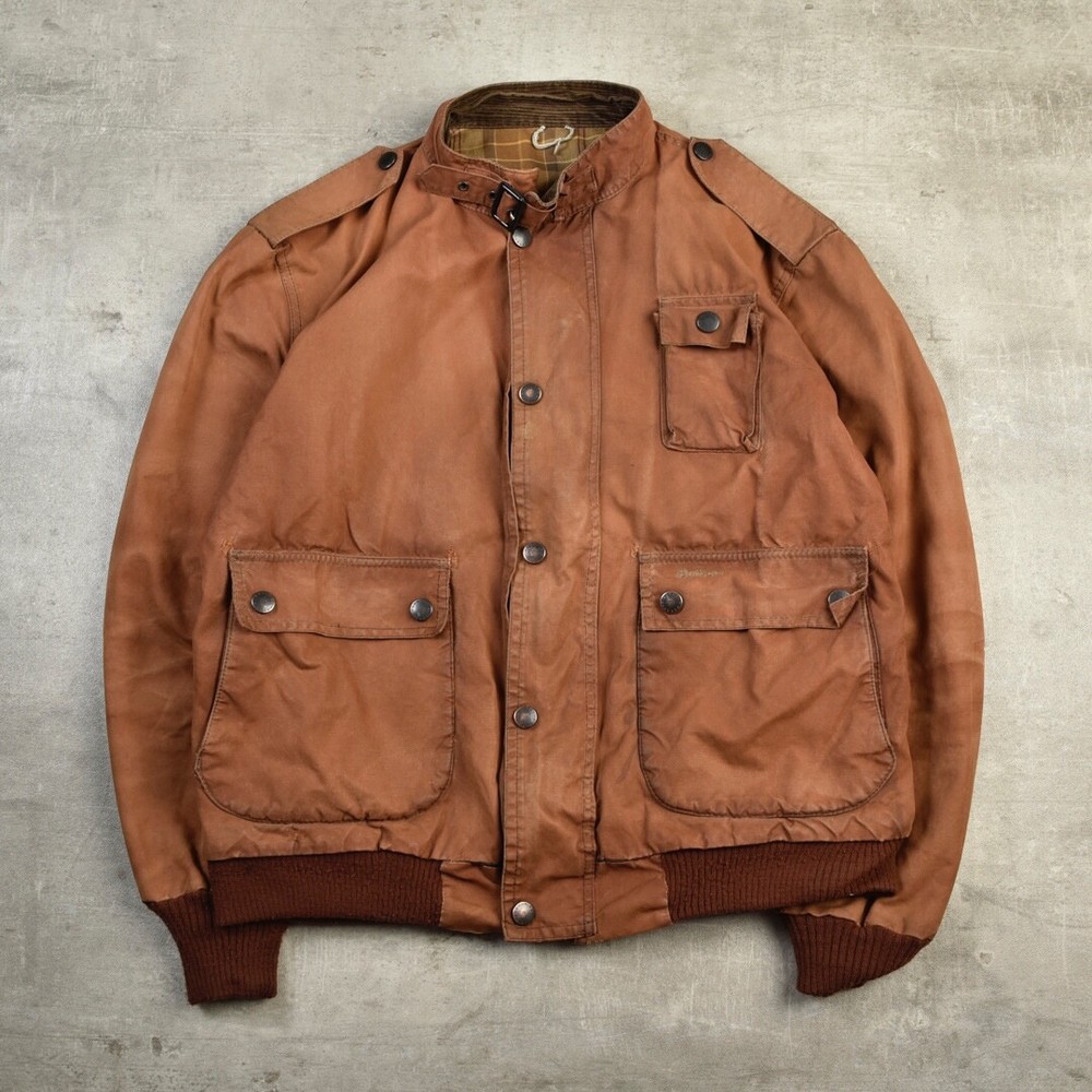 Barbour Ford Bomber Jacket Brown XXL 2XL