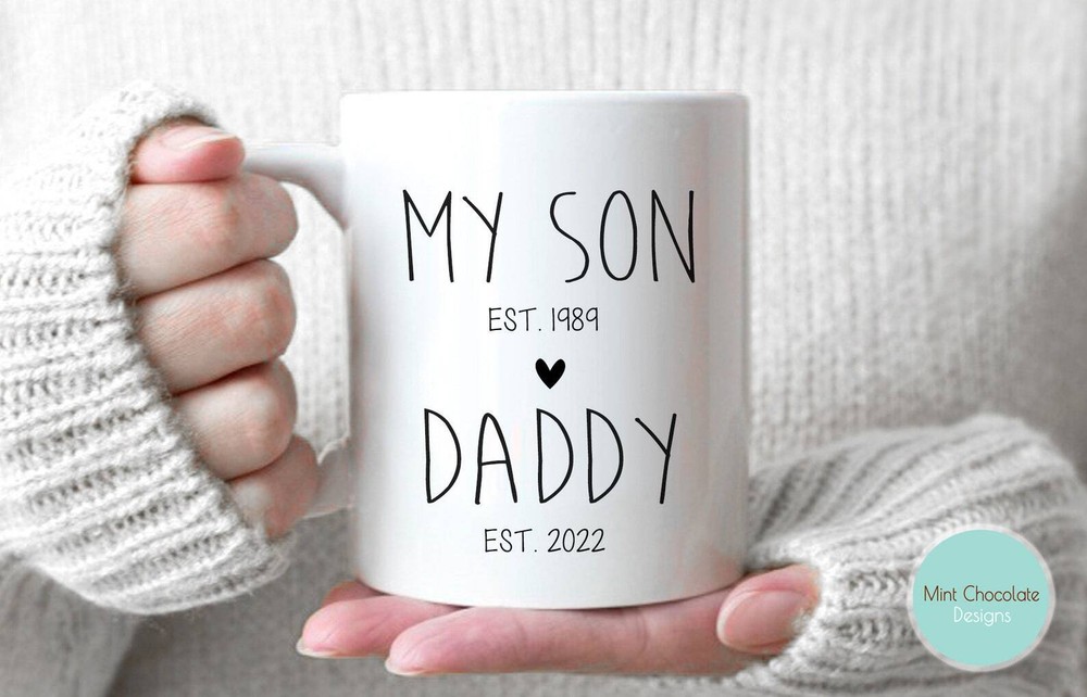My Son Daddy First Time Daddy Gift For Son Son To Daddy Custom New Daddy Gift