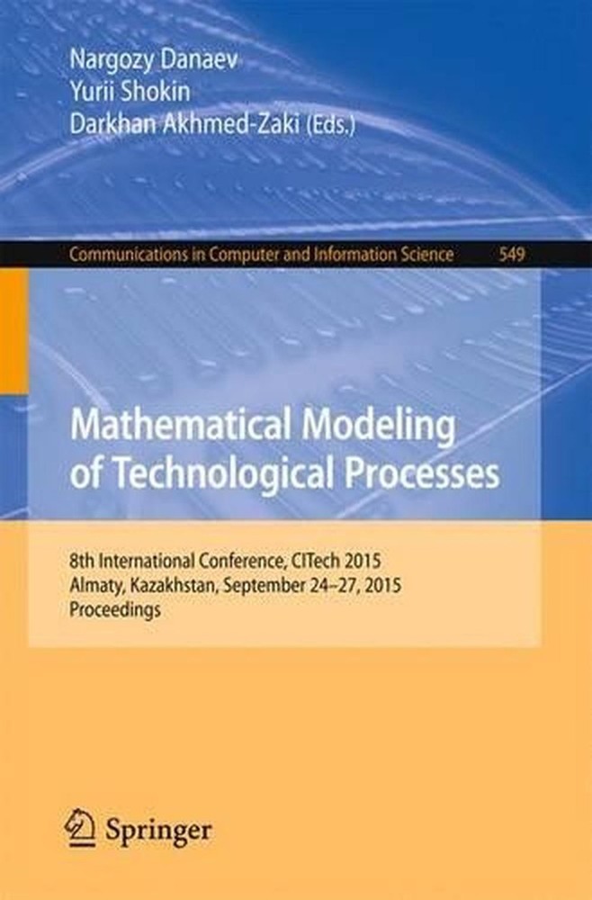 Mathematical Modeling in Tech Processes 8th Intl Conf