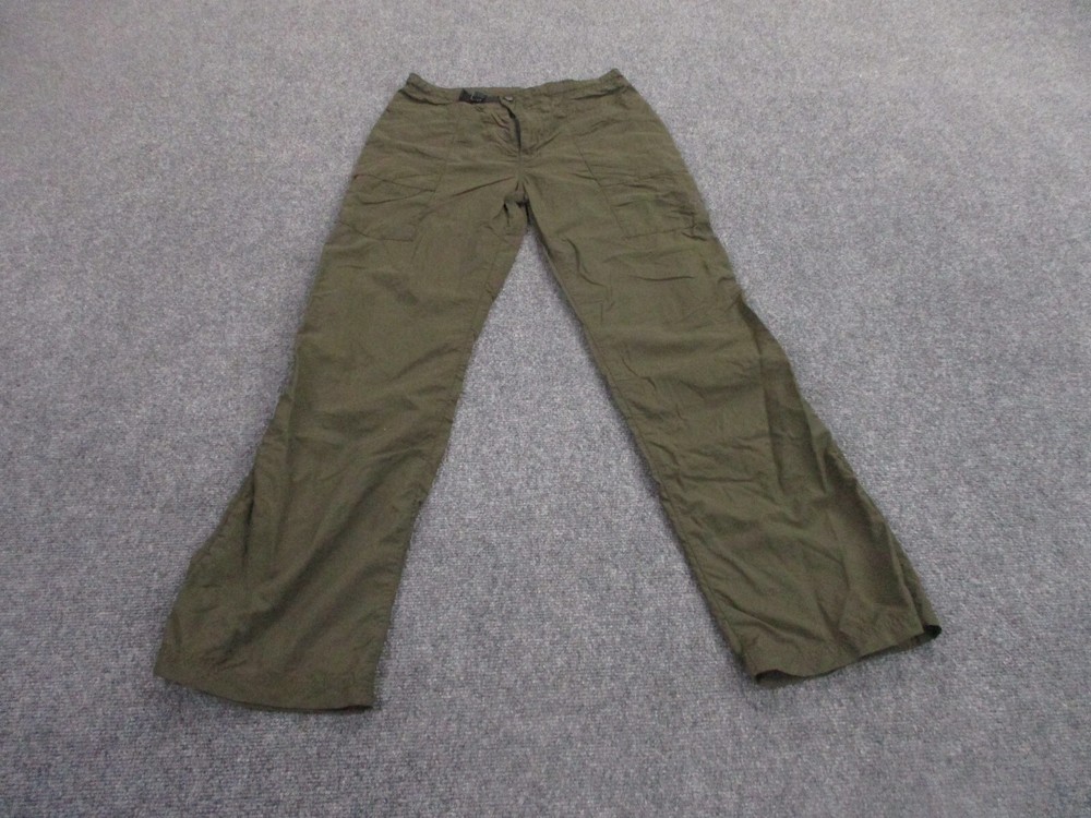 Mountain Hardwear Pants Adult 6 38 Green Nylon Outdoors Belted Work Hiking Women
