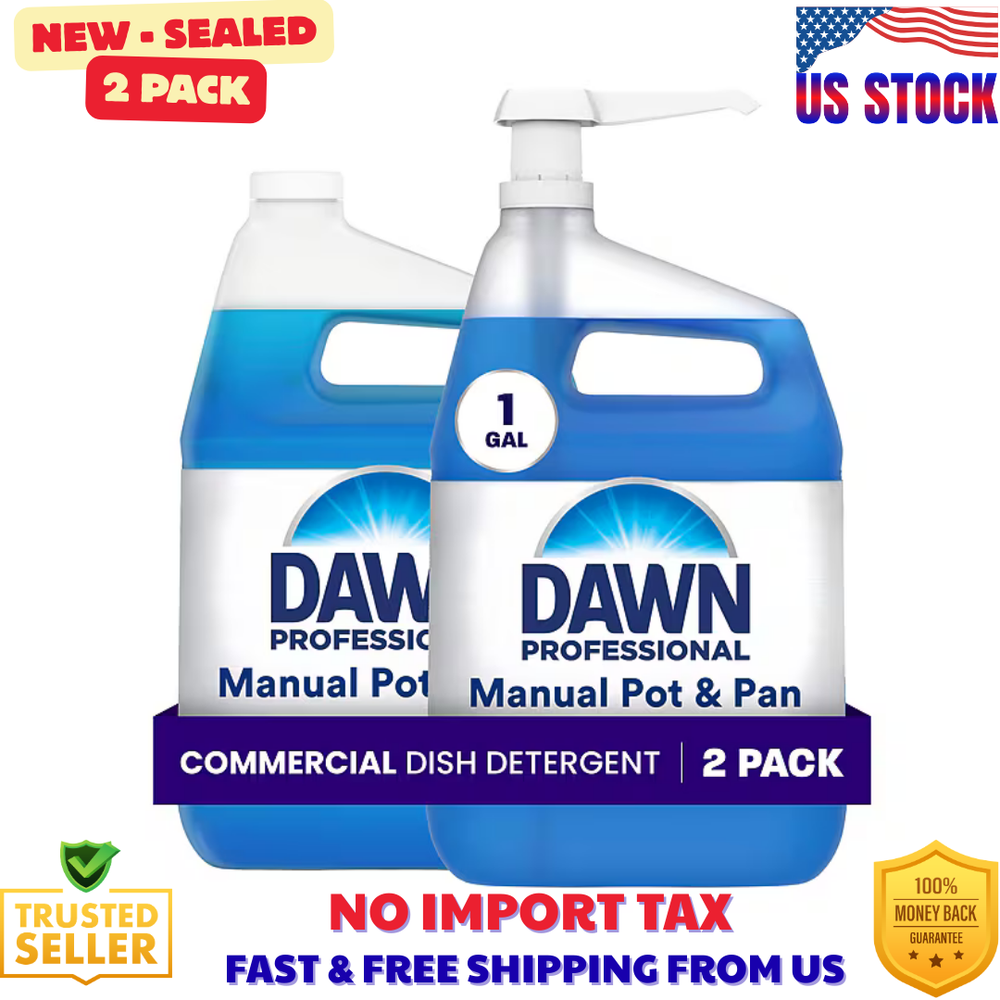 Dawn Professional Manual Pot & Pan Dish Soap, Original Scent, 1 Gal., 2/Carton