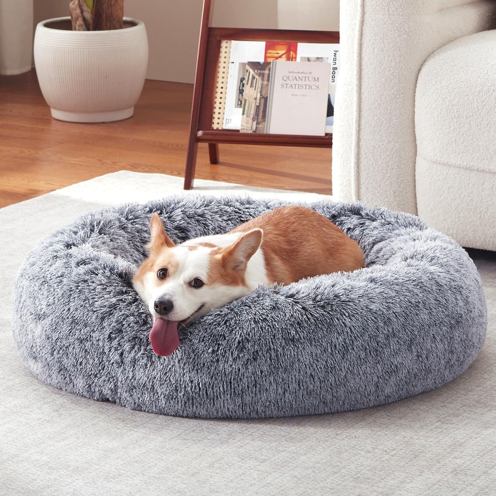 Warmrest Donut Dog Bed Medium Size 30 Inch, 30