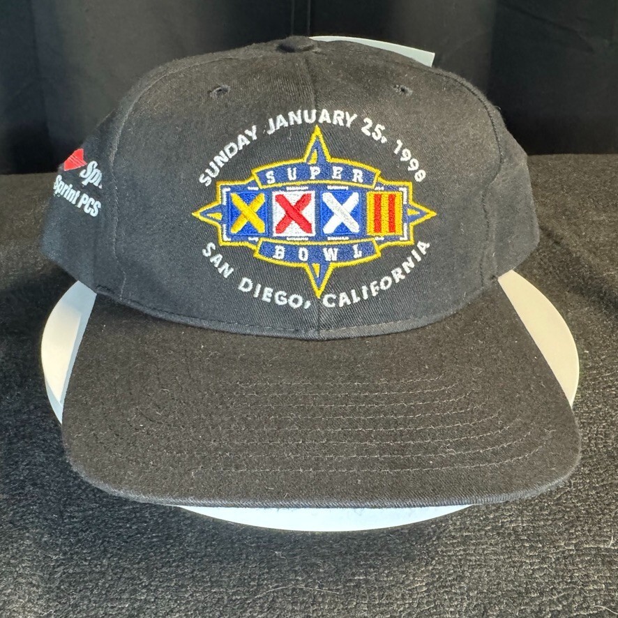 1998 Denver Broncos Super Bowl XXXII Vintage Snapback Cap