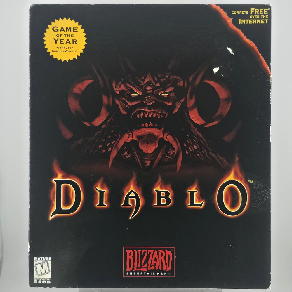 Diablo: Game of The Year, 1998, Big Box, New & Sealed-image