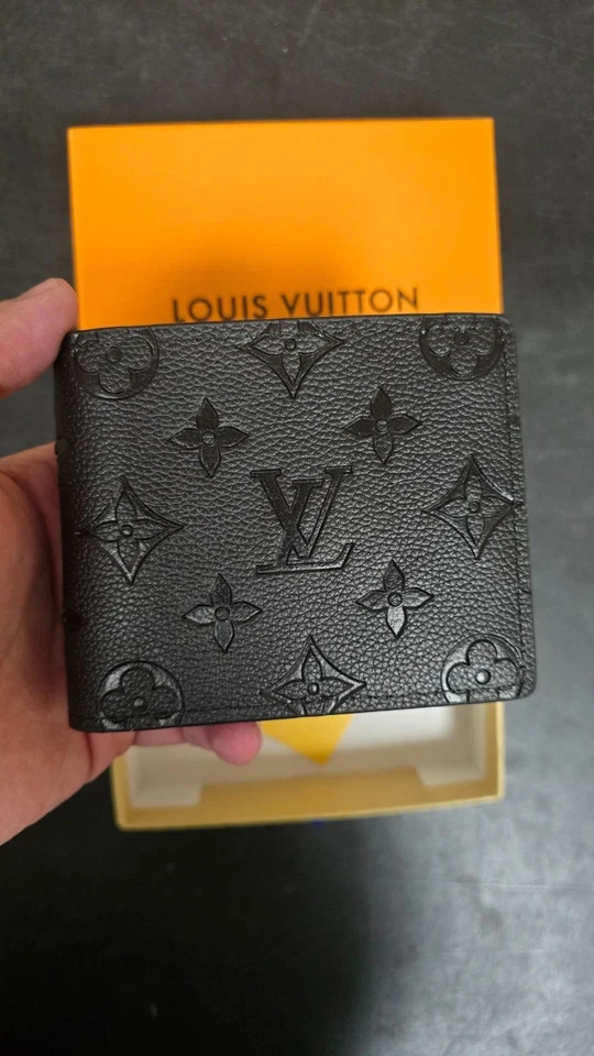 Louis Vuitton Multiple Monogram Slender Canvas Black Men’s Wallet Free Shipping