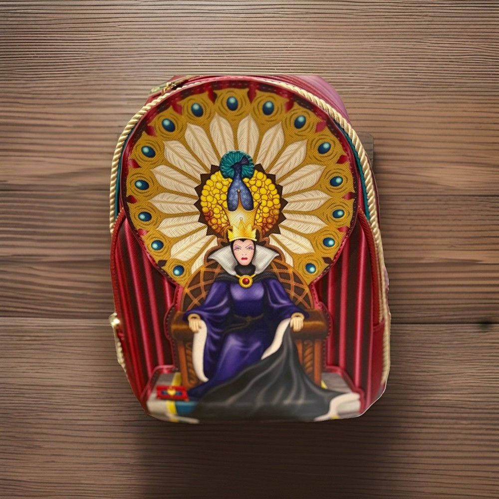 Loungefly Disney Snow White Evil Queen Throne Mini Backpack