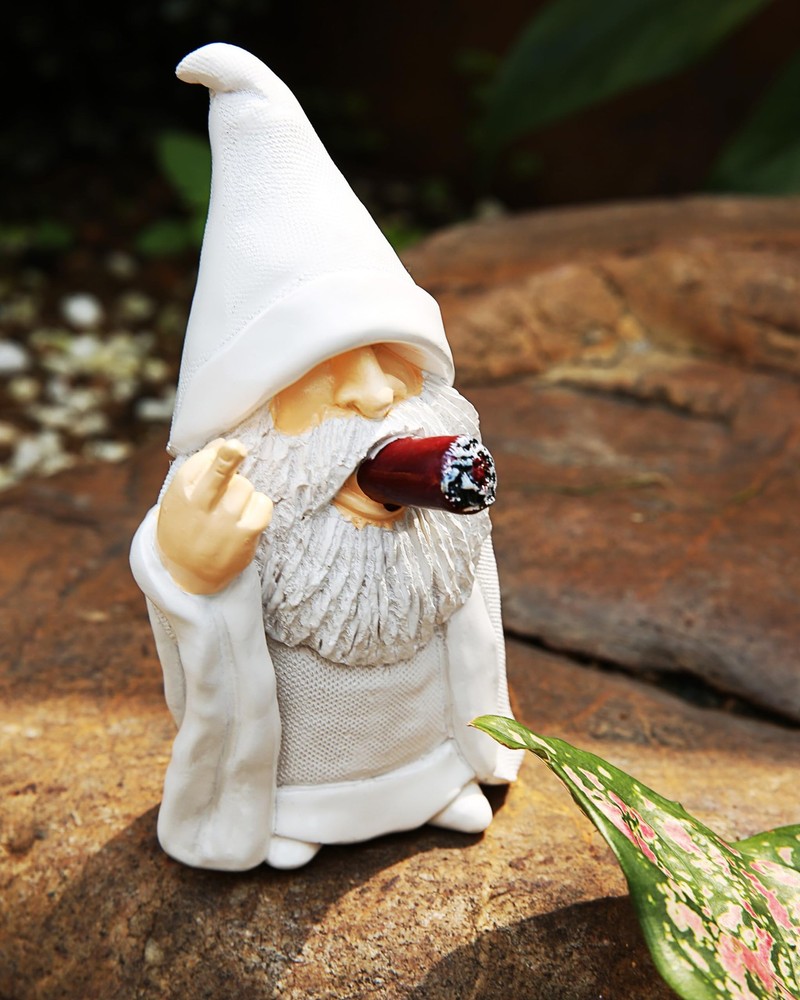 Middle Finger Statue for Lawn Yard Patio Balcony Home Decor