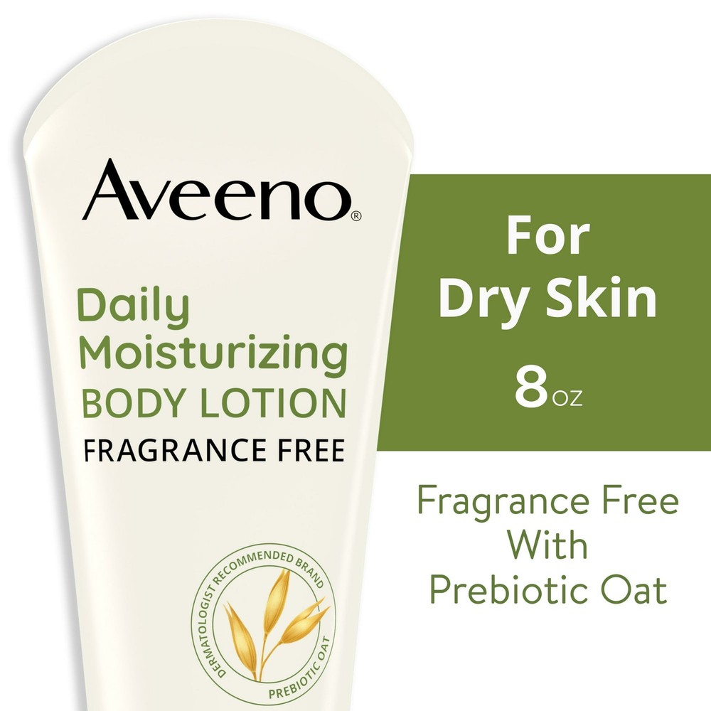 Aveeno Unscented Daily Oat Moisturizing Lotion for Dry Skin 8oz