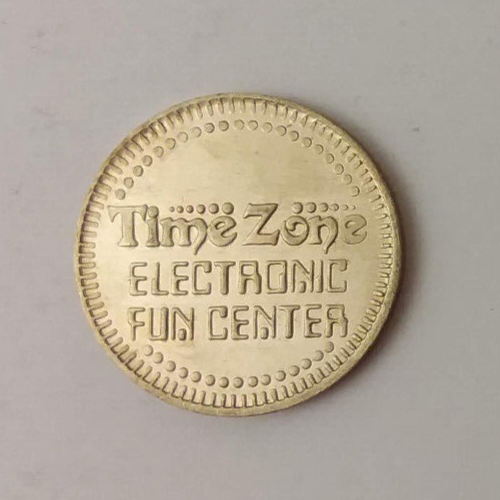 Time Zone Electronic Fun Center Arcade Game Token 23mm