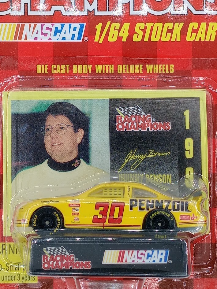 Johnny Benson #30 1996 Pontiac Gran Prix 1:64 Scale Racing Champions