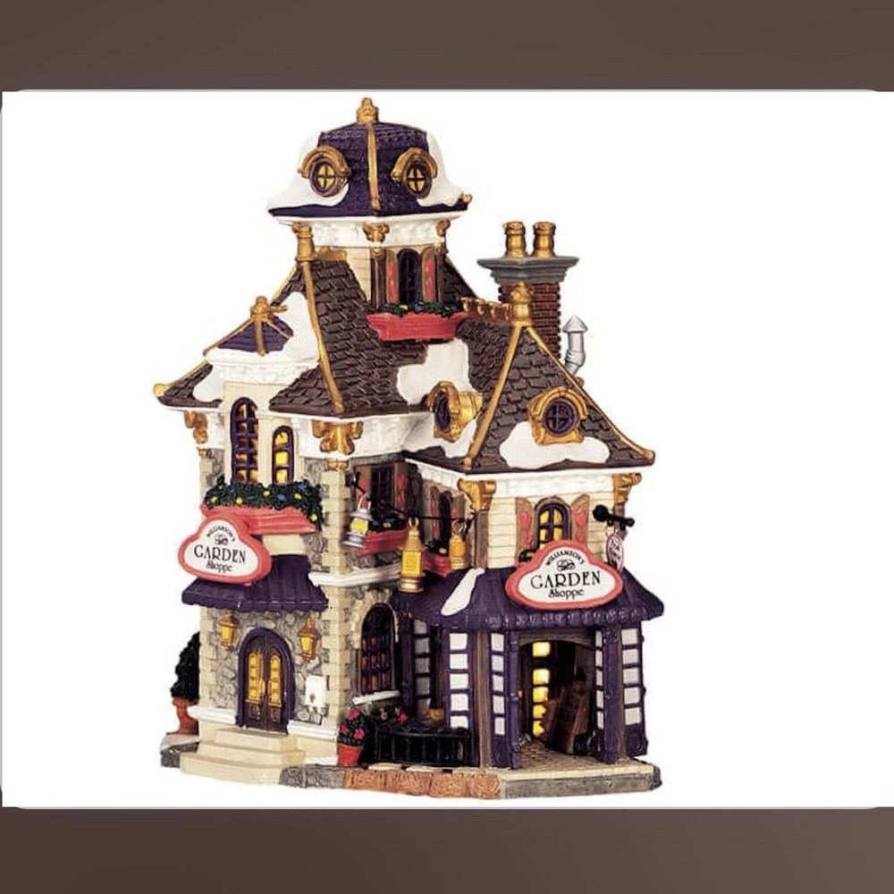 2004 Lemax Williamson Garden Shoppe Lighted Village House 45014