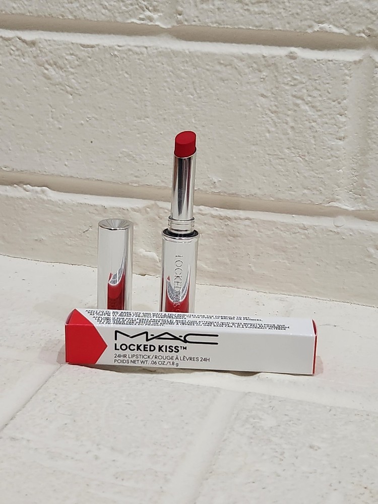 Mac Locked Kiss 24hr Gutsy #81 Longwear Lipstick 0.06oz NIB