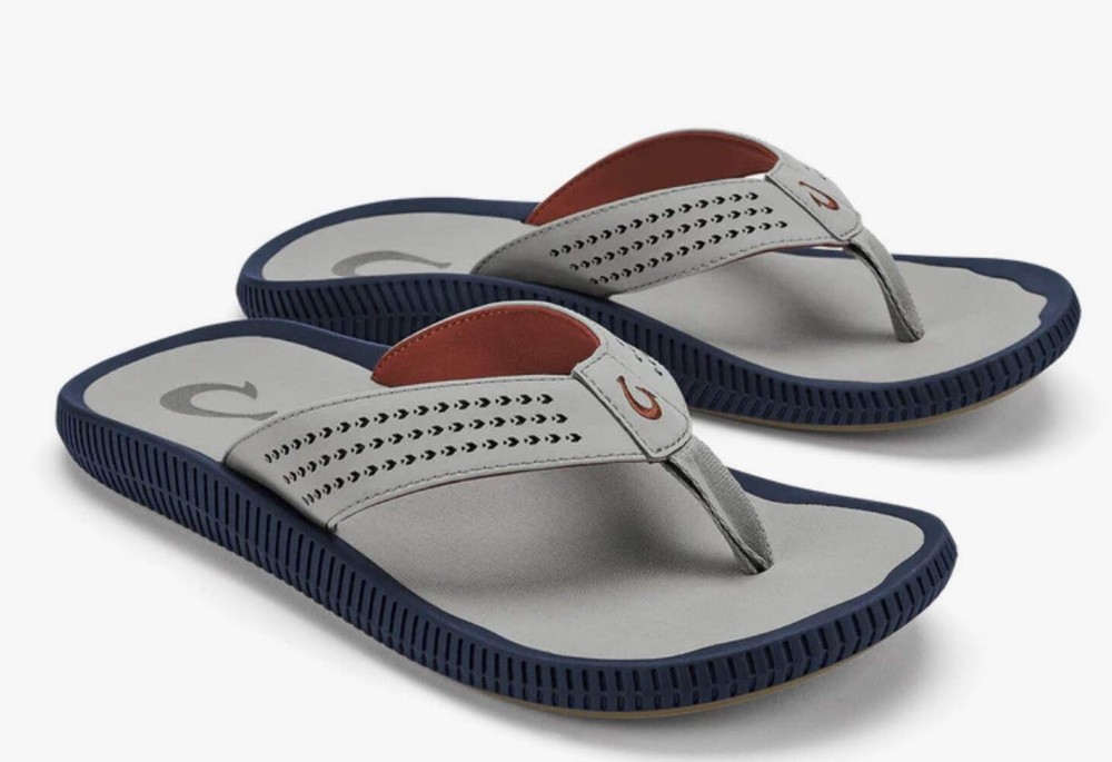 Olukai Ulele Ash Mens Waterproof Beach Sandals