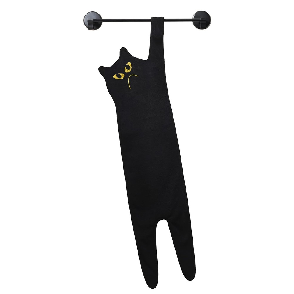 Cute Hand Towels - Funny Super Absorbent Dish Towels, Decorative Cat Shaped T...