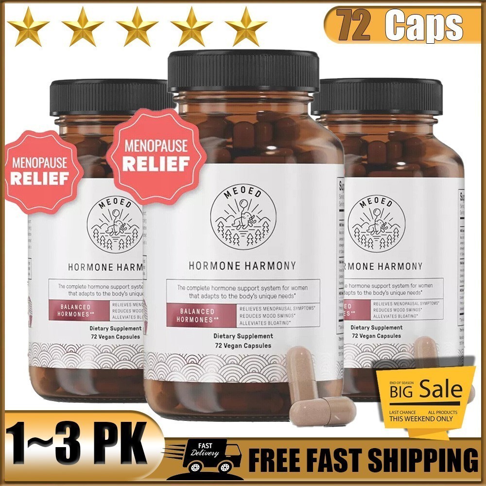 Happy Mammoth Hormone Harmony Natural Hormonal Support for Women 72 Capsules