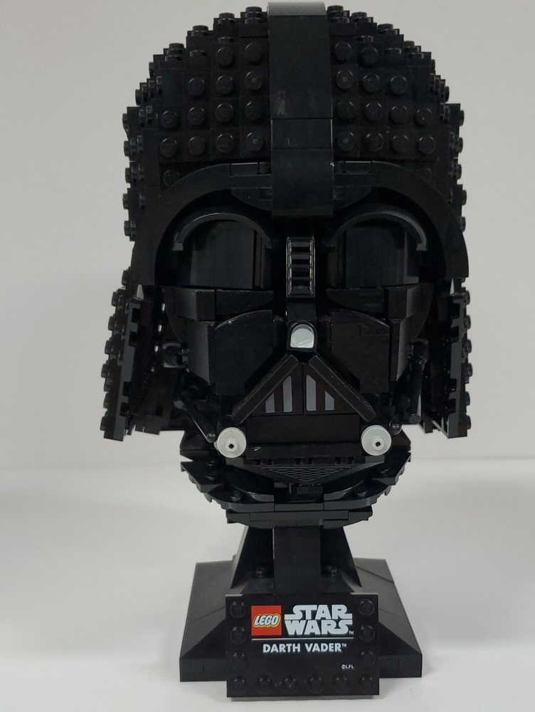 Buildable LEGO Darth Vader Helmet 75304 Display Model