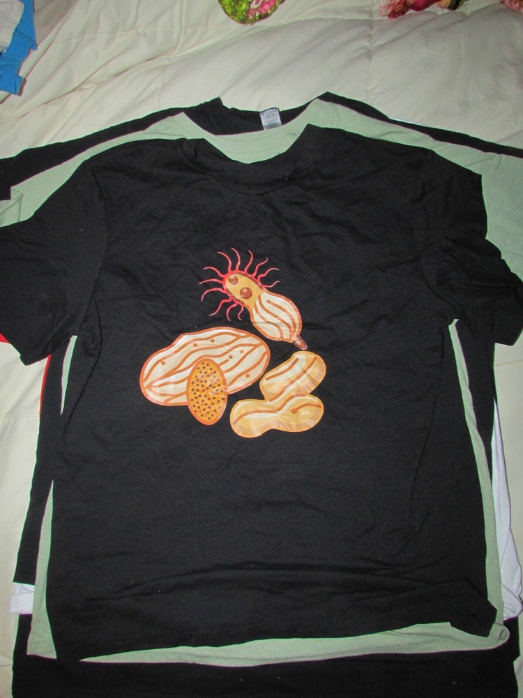 XL T SHIRT BLACK PEANUTS CLEARANCE SALE-image