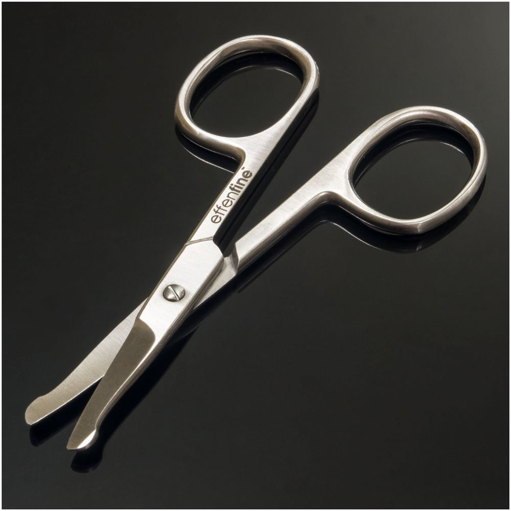 Hair Scissors for Trimming - Safely Trim Nose Ears Eyebrows Mustaches and Beards