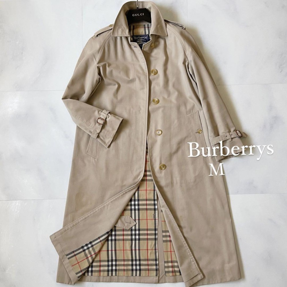 Burberry Trench Coat Vintage M Nova Check
