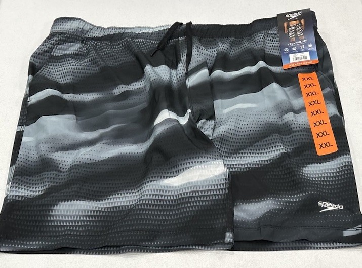 Speedo Men's Hydro Tech Volley Swim Shorts, Dark Grey, Size XXL