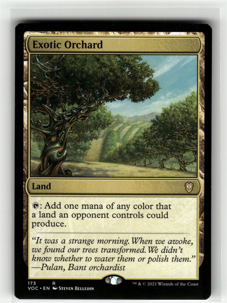 EXOTIC ORCHARD Crimson Vow MTG Commander #173 VOC Near Mint NM+
